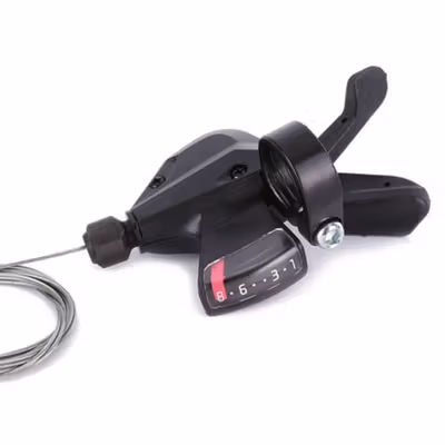 TaffSPORT Advent Shifter Break Operan Gigi Sepeda 3x8 Speed 2 PCS - SL-M310 - Black — gambar 3
