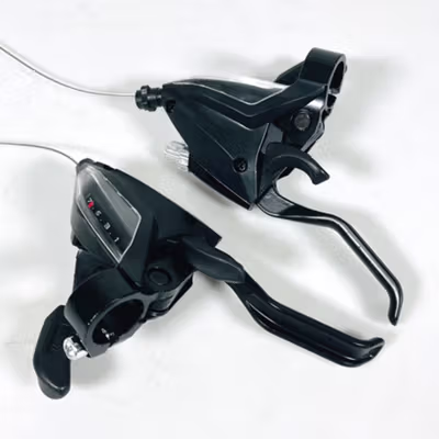 TaffSPORT Marvolt Shifter Brake Operan Gigi Sepeda 3x7 Speed 2 PCS - EF500-7 - Black — gambar 3