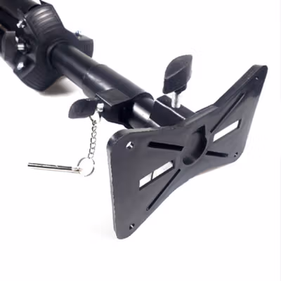 TaffSTUDIO Floor Tripod Stand Speaker Audio System 1.2M - CZS60100 - Black — gambar 3