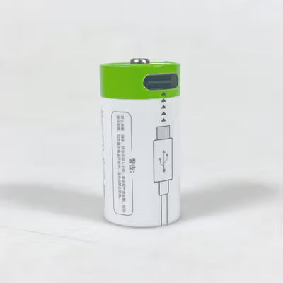 Doublepow Baterai Isi Ulang CR123A Li-Ion USB Type C 500mAh 3.7V 1 PCS - DP-1850 - White — gambar 3
