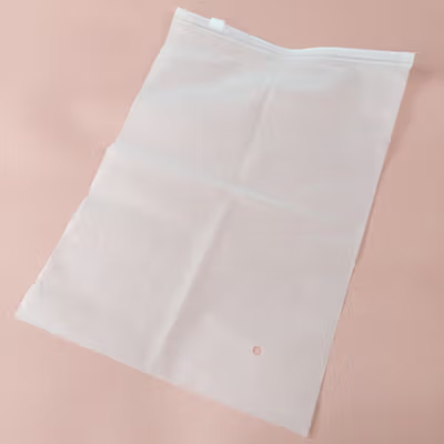 TaffPACK Kantong Plastik Travel Ziplock Pouch 1 PCS 35x45cm - LIN3S - Matte Transparant — gambar 3