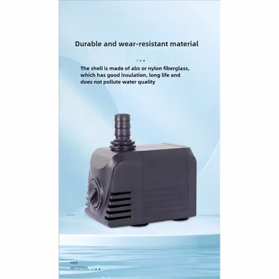 ROCKI Pompa Air Celup Multifungsi Aquarium Submersible Pump 240V 25W - HG-1500 - Black — gambar 3