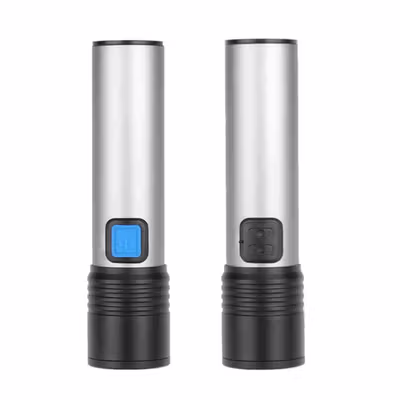 TaffLED Senter UV Mini Rechargeable 395nm Flashlight Waterproof IPX4 - K31 - Silver — gambar 3