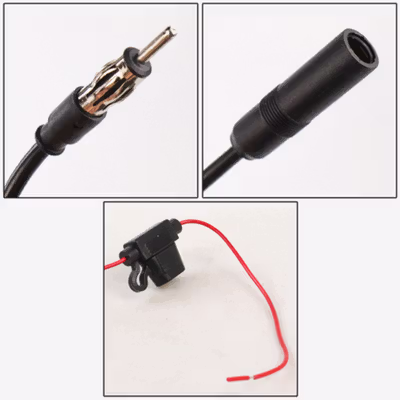 Podofo FM Radio Aerials Antena Signal Amplifier untuk Mobil - ANT-208 - Black — gambar 4