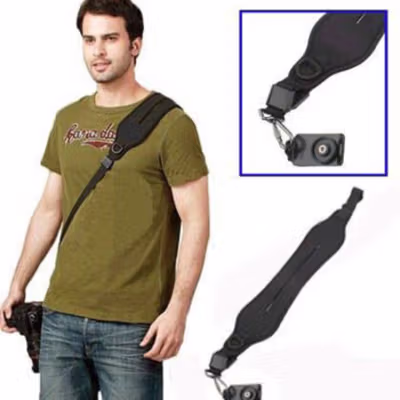 CADeN Sling Strap Kamera Quick Release - SL-BK-3 - Black — gambar 4