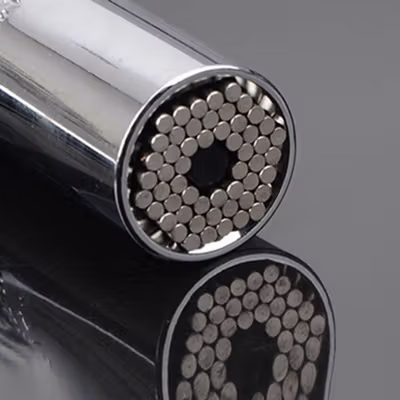 SAIKE Kepala Gator Grip Universal Socket Bolt Only 7-19mm - ETC-125MO - Silver — gambar 4