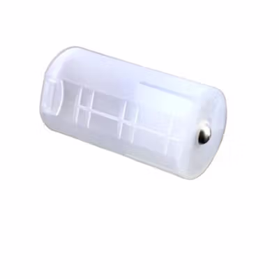 Konverter Barrel Baterai AA ke D - SBC-010 - Transparent — gambar 4