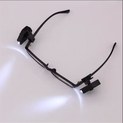 TaffLED Lampu Baca LED Klip Kacamata Glasses Light 1 PCS - ZMD00165 - Black — gambar 4