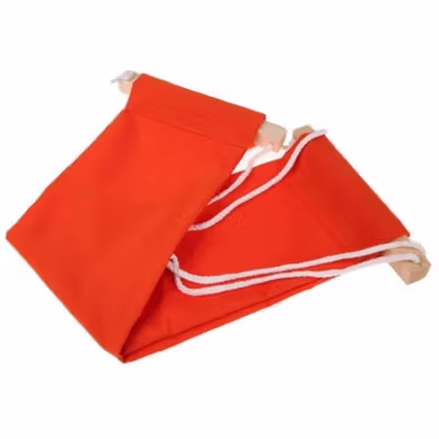 HOUSEEN Mini Hammock Foot Rest Pijakan Kaki Meja - Orange — gambar 4