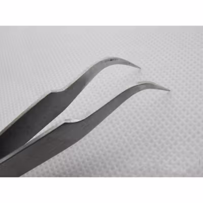 LAIWANG Pinset Siku Stainless Steel Laboratorium - TS-15 - Silver — gambar 4