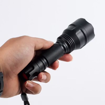 TaffLED Senter LED Flashlight Waterproof Cree Q5 3800 Lumens - C8 - Black — gambar 4