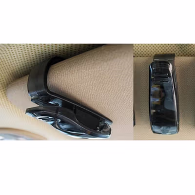 VINID Vehicle Mounted Sunglasses Clip Gantungan Kacamata - QF-1301 - Black — gambar 4