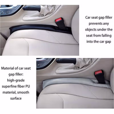 Car Seat Gap Filler Pembatas Tempat Duduk Mobil - Q162 - Black — gambar 4