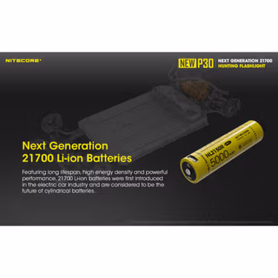 NITECORE Senter LED Cree XP-L HI V3 1000 Lumens - New P30 - Black — gambar 4