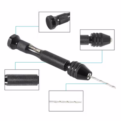 Taffware Bor Tangan Manual HSS Twist Drills dengan 10 Mata Bor - 3003 - Black — gambar 4