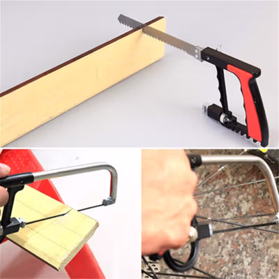 MAGIC SAW Gergaji Tangan Multifungsi Set Pemotong Kayu Besi - Yellow — gambar 4