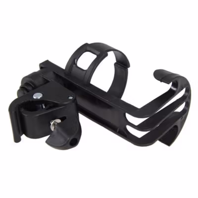 Holder Botol Minum Sepeda Stroller Bayi Rotatable Bike Bottle Cage - R2229 - Black — gambar 4