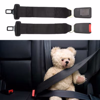 Sabuk Pengaman Mobil Tambahan Universal Safety Belt Extender - 2104 - Black — gambar 4