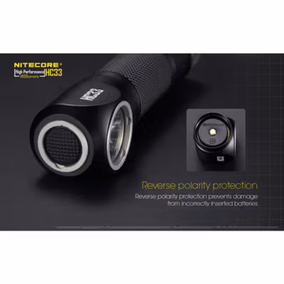 NITECORE Senter Kepala Headlamp LED IP68 1800 Lumens - HC33 - Black — gambar 4