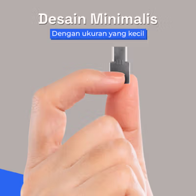 DM USB Type C to USB 2.0 OTG Smartphone - Silver — gambar 4