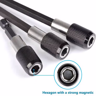 Obeng Hexagon Extension Rod Self Locking Post 3 PCS - HT43401-3P - Black — gambar 4