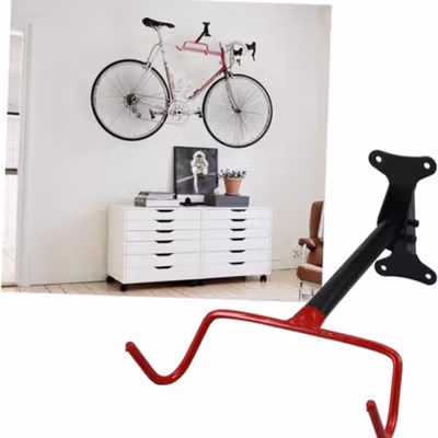 DUUTI Gantungan Dinding Sepeda Horizontal Frame Hanger 30kg - SW200 - Black — gambar 4