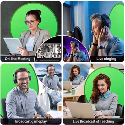 TaffSTUDIO Backdrop Background Green Screen Kursi Gaming - G1 - Green — gambar 4