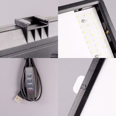 SLF Lampu Kamera Studio LED Portable Flat Panel Fill Light 15W - LPL-01 - Black — gambar 4