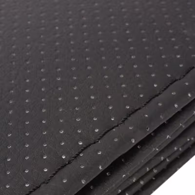 KARLOR Cover Setir Mobil Kulit DIY dengan Alat Jahit - RZLX501 - Black — gambar 4