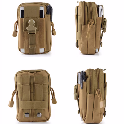 Airsson Tas Pinggang Mini Tactical Waistbag Army Look - JSH1525 - Army Green — gambar 4