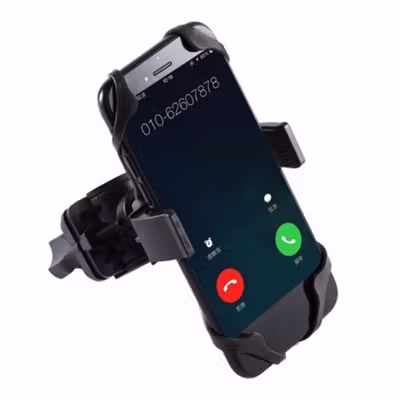 TaffSPORT Bike Smartphone Holder Sepeda Universal Rack Bicycle - BM03 - Black — gambar 4