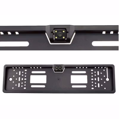 VODOOL Frame Pelat Nomor Polisi Kamera Belakang Mobil - JX9488 - Black — gambar 4