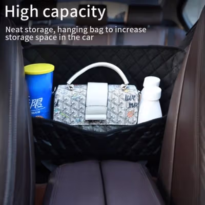 SEAMETAL Tas Gantung Mobil Middle Box Seat Hanger Organizer - C40701 - Black — gambar 4
