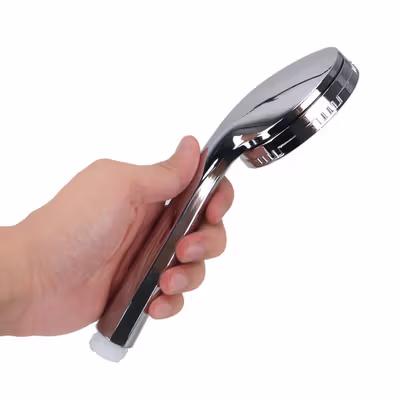 KALAX Kepala Shower Mandi Minimalist Pressurized Nozzle - K001 - Silver — gambar 4