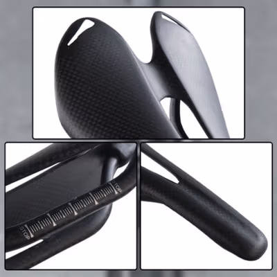 Wildside Jok Sadel Sepeda Bike Saddle Carbon Fiber Ultralight 112g - FX10 - Black — gambar 4