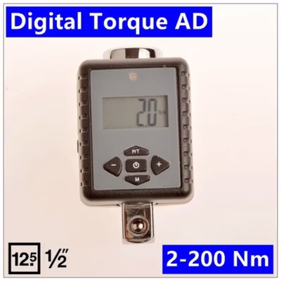 MXITA Digital Torque Adaptor Wrench 1/2 Inch 2-200Nm Ban Mobil - MT2-200Nm - Black — gambar 4