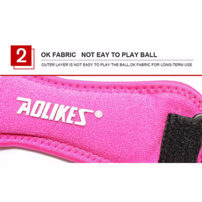 AOLIKES Deker Pelindung Lutut Support Brace Kneepad Gym Fitness 1 PCS - A-7919 - Black — gambar 4
