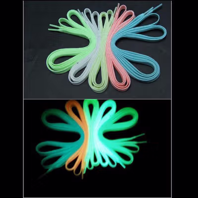 Leyou Tali Sepatu Luminous Shoelaces Glow in The Dark 2 PCS - DWA44 - Green — gambar 4