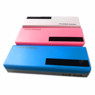 Rovtop Power Bank DIY Case Flashlight Dual USB Port 5 PCS 18650 - PB-01 - White — gambar 4