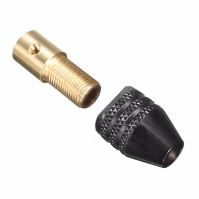 Xzante Adapter Mata Bor Drill Chuck Extension Three Jaw Head 0.3-3.5mm - 503803 - Black Gold — gambar 4