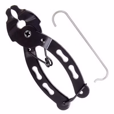 TOOPRE Alat Reparasi Rantai Sepeda Chain Repair Tool Quick Release TP305 - Black — gambar 4
