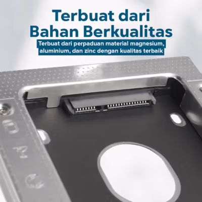 Universal 2.5 Inch HDD Caddy 12.7mm SATA to SATA - TSR122 - No Color — gambar 4