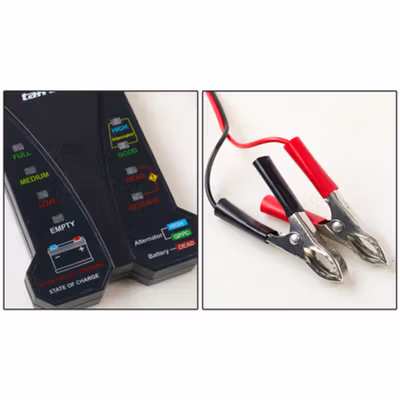 Taffware Tester Baterai Digital Voltmeter Analyzer 12V - CNBJ-805 - Black — gambar 4