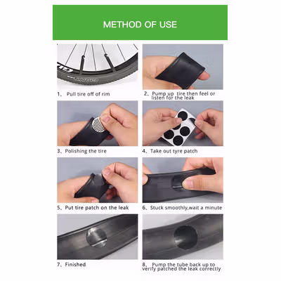 Peralatan Portable Tambal Ban Sepeda Tire Repair Kit - GJ2001 - No Color — gambar 4