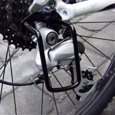 TaffSPORT Protector Gear Box Sepeda Rear Derailleur Chain Guard - BA86 - Black — gambar 4
