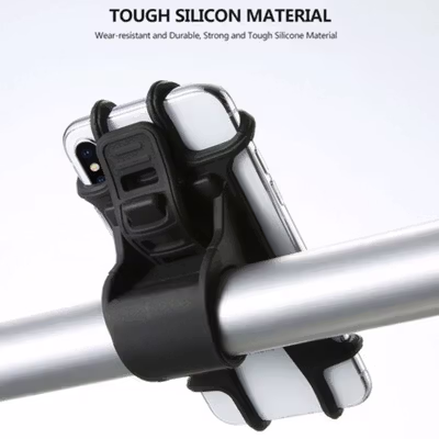 TaffSPORT Bike Smartphone Holder Sepeda Universal Bicycle - JR-OK5 - Black — gambar 4