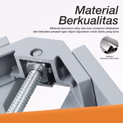 HIFESON Corner Clamp Penjepit Frame Kaca Kayu Angle 90 Derajat 68mm - CC90 - No Color — gambar 4