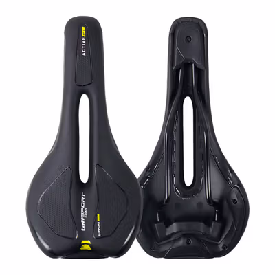 TaffSPORT Jok Sadel Sepeda Bike Saddle Soft Pad Race Style Universal - FX30 - Black — gambar 4