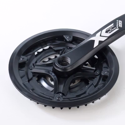 XINMA MX Gigi Crankset Sprocket Sepeda 24T 34T 42T 7/8/9 Speed - TL-82-L - Black — gambar 4