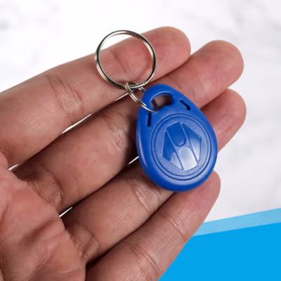 RFID Tag Key Gantungan Kunci ABS Waterproof 1 PCS - KF02-5200 - Blue — gambar 4